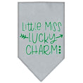 Load image into Gallery viewer, Pet and Dog Bandana Screen Printed, "Little Miss Lucky Charm"