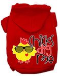 Load image into Gallery viewer, Pet, Dog & Cat Hoodie Screen Printed, "Chicks Dig Me"