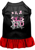 Load image into Gallery viewer, Pet Dress Screen Printed, "All About That XOXO"