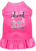 Load image into Gallery viewer, Pet Dress Screen Printed, "All About That XOXO"
