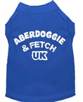 Load image into Gallery viewer, Pet Dog & Cat Shirt Screen Printed, "Aberdoggie and Fetch UK"