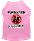 Load image into Gallery viewer, Pet Dog & Cat Shirt Screen Printed, "Backyard Security"