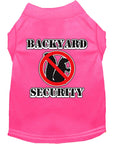 Load image into Gallery viewer, Pet Dog & Cat Shirt Screen Printed, "Backyard Security"