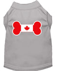 Load image into Gallery viewer, Pet Shirt "Bone Shaped Canadian Flag"
