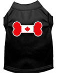 Load image into Gallery viewer, Pet Shirt "Bone Shaped Canadian Flag"