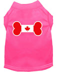 Load image into Gallery viewer, Pet Shirt "Bone Shaped Canadian Flag"