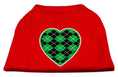 Load image into Gallery viewer, Pet Shirt "Argyle Heart Emerald Green"