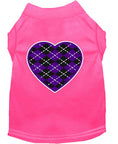 Load image into Gallery viewer, Pet Shirt "Argyle Heart Purple"