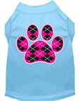 Load image into Gallery viewer, Pet Shirt "Argyle Paw Pink"