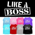 Load image into Gallery viewer, Pet Shirt "Like A Boss"