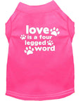 Load image into Gallery viewer, Pet Shirt "Love Is A Four Legged Word"