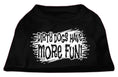 Load image into Gallery viewer, Pet Dog & Cat Shirt Screen Printed, "Dirty Dogs Have More Fun"