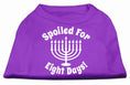 Load image into Gallery viewer, Hanukkah Pet Dog & Cat Shirt Screen Printed, "Spoiled for Eight Days"