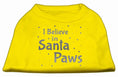 Load image into Gallery viewer, Christmas Pet Shirt, "I Believe In Santa Paws"