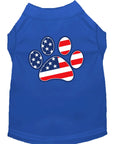 Load image into Gallery viewer, Pet Dog & Cat Shirt Screen Printed, "Patriotic Paw"