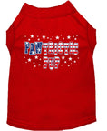 Load image into Gallery viewer, Pet Dog & Cat Shirt Screen Printed, "Pawtriotic Pup"