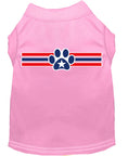 Load image into Gallery viewer, Pet Dog & Cat Shirt Screen Printed, "Patriotic Star Paw Print"