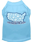 Load image into Gallery viewer, Pet Dog & Cat Shirt Screen Printed, "God Bless The USA"