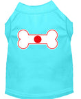 Load image into Gallery viewer, Pet Shirt "Bone Shaped Japan Flag"