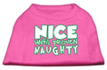 Load image into Gallery viewer, Christmas Pet Dog & Cat Shirt Screen Printed, "Nice Until Proven Naughty"
