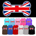 Load image into Gallery viewer, Pet Dog & Cat Shirt Screen Printed, "Bone Shaped United Kingdom Flag"