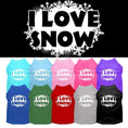 Load image into Gallery viewer, Christmas Pet Shirt, "I Love Snow"
