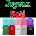 Load image into Gallery viewer, Christmas Pet Shirt, "Joyeux Noel"