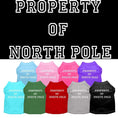 Load image into Gallery viewer, Christmas Pet Shirt, "Property Of North Pole"