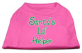 Load image into Gallery viewer, Christmas Screenprinted Dog Shirt, "Santa's Lil Helper"