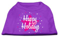 Load image into Gallery viewer, Christmas Pet Shirt, "Scribble Happy Holidays"
