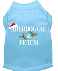 Load image into Gallery viewer, Christmas Screenprinted Dog Shirt, "Aberdoggie & Fetch"