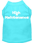 Load image into Gallery viewer, Pet Dog & Cat Shirt Screen Printed, "High Maintenance"