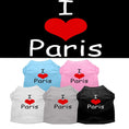 Load image into Gallery viewer, Pet Shirt "I Love Paris"
