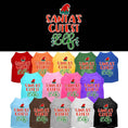 Load image into Gallery viewer, Christmas Pet Dog & Cat Shirt Screen Printed, "Santa's Cutest Elf"