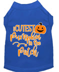 Load image into Gallery viewer, Halloween Pet Dog & Cat Shirt Screen Printed, "Cutest Pumpkin In The Patch"