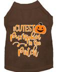 Load image into Gallery viewer, Halloween Pet Dog & Cat Shirt Screen Printed, "Cutest Pumpkin In The Patch"