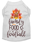 Load image into Gallery viewer, Pet Dog and Cat Shirt Screen Printed, "Family, Food & Football"