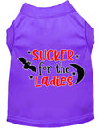 Load image into Gallery viewer, Pet Dog & Cat Shirt Screen Printed, "Sucker For The Ladies"