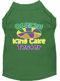 Load image into Gallery viewer, Pet Dog & Cat Shirt Screen Printed, "King Cake Tester"