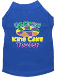 Load image into Gallery viewer, Pet Dog & Cat Shirt Screen Printed, "King Cake Tester"