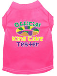 Load image into Gallery viewer, Pet Dog & Cat Shirt Screen Printed, "King Cake Tester"