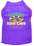 Load image into Gallery viewer, Pet Dog & Cat Shirt Screen Printed, "King Cake Tester"