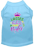 Load image into Gallery viewer, Pet Dog & Cat Shirt Screen Printed, "Laissez Les Bons Temps Rouler"