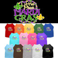 Load image into Gallery viewer, Pet Dog & Cat Shirt Screen Printed, "Little Miss Mardi Gras"