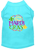 Load image into Gallery viewer, Pet Dog & Cat Shirt Screen Printed, "Little Miss Mardi Gras"