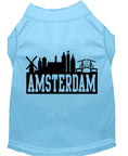 Load image into Gallery viewer, Pet Dog & Cat Shirt Screen Printed, "Amsterdam Skyline"