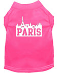 Load image into Gallery viewer, Pet Dog & Cat Shirt Screen Printed, "Paris Skyline"