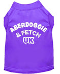 Load image into Gallery viewer, Pet Dog & Cat Shirt Screen Printed, "Aberdoggie and Fetch UK"