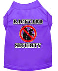 Load image into Gallery viewer, Pet Dog & Cat Shirt Screen Printed, "Backyard Security"