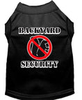 Load image into Gallery viewer, Pet Dog & Cat Shirt Screen Printed, "Backyard Security"